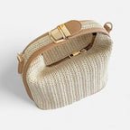 Petit sac à main bandoulière en paille Éléa - image 3