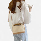 Petit sac à main bandoulière en paille Éléa - image 7