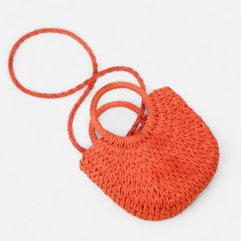 Petit sac à main bandoulière en paille Léna - image 26
