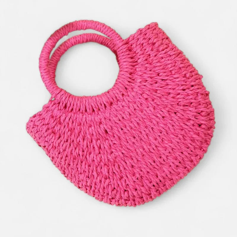 Petit sac à main bandoulière en paille Léna - image 31