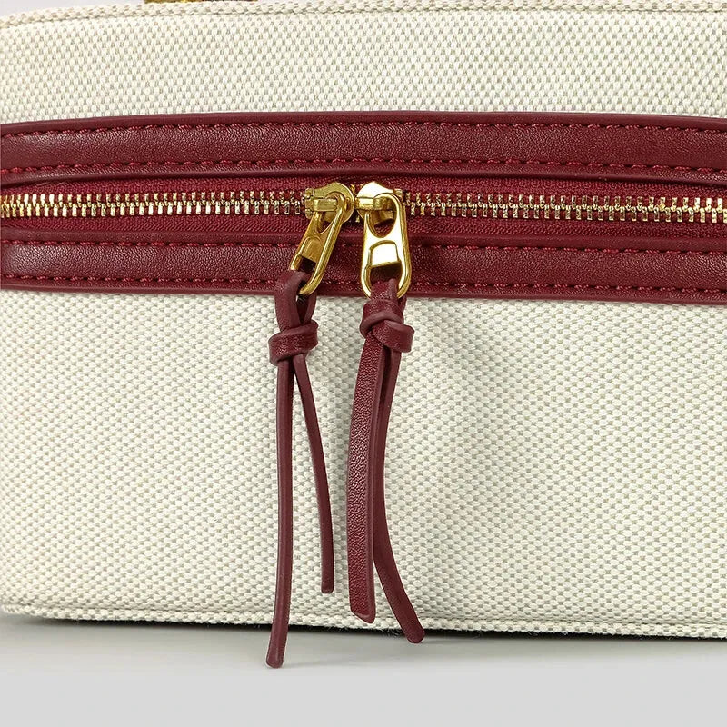 Petit sac à main bandoulière en toile Thaïs - image 13