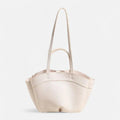 Petit sac à main cabas double porté Amaya - Blanc - image 6