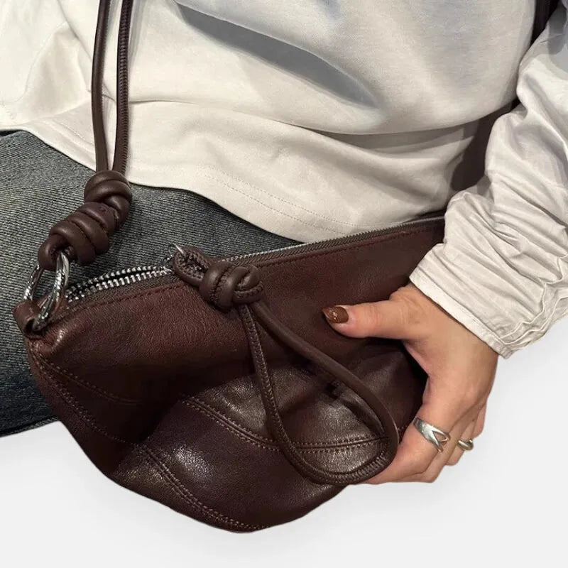 Sac à main banane demi-lune chic Claudine - image 2
