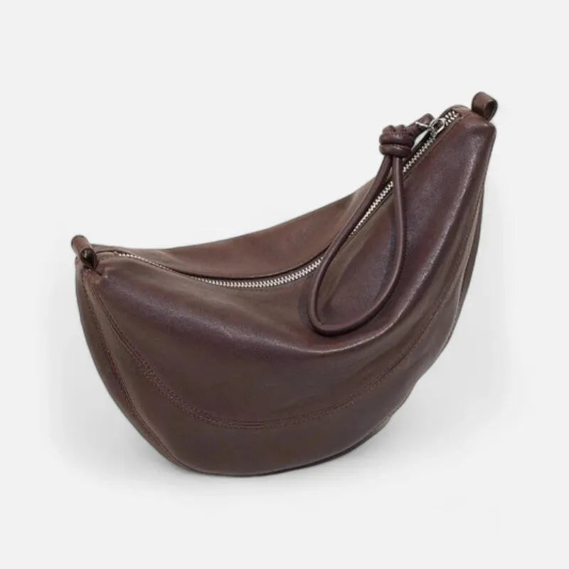 Sac à main banane demi-lune chic Claudine - image 4