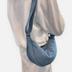 Sac à main banane demi-lune en tissu tendance Émilienne - image 8
