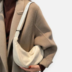 Sac à main banane demi-lune en tissu tendance Lucienne - image 2