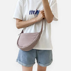 Sac à main banane demi-lune en tissu tendance Monique - image 13