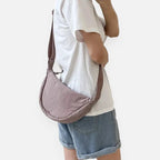 Sac à main banane demi-lune en tissu tendance Monique - image 14