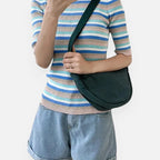 Sac à main banane demi-lune en tissu tendance Monique - image 22