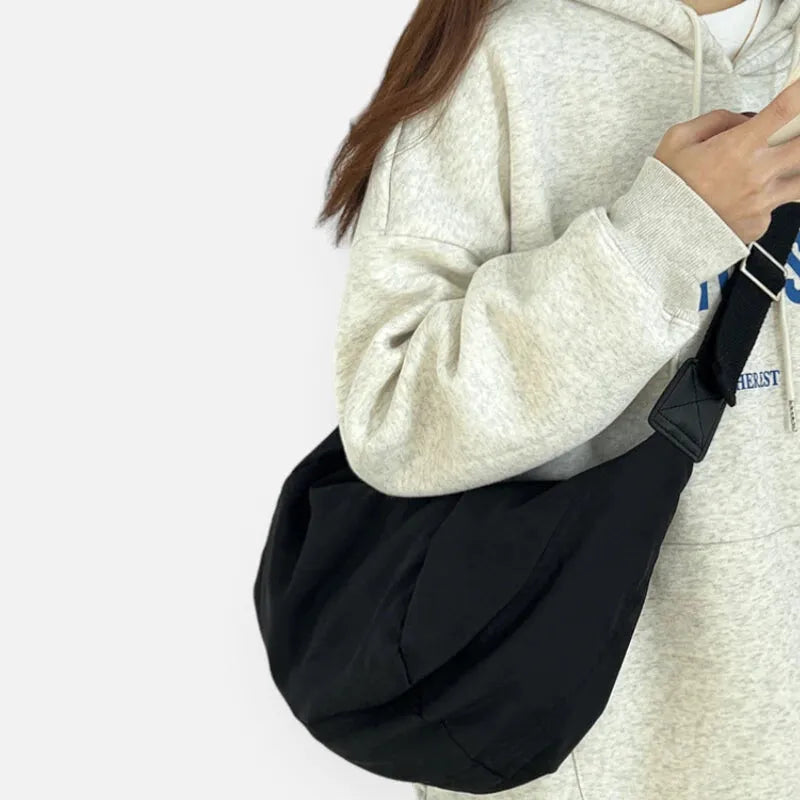 Sac à main banane XL en coton tendance Gisèle - image 2