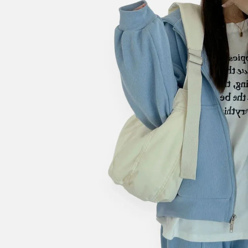 Sac à main banane XL en coton tendance Gisèle - image 6