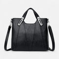Sac à main bandoulière au design moderne Amélie - Noir - image 1