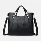 Sac à main bandoulière au design moderne Amélie - Noir - image 1