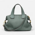 Sac à main bandoulière aux finitions doré Sofia - Bleu - image 15