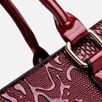 Sac à main bandoulière chic brillant et texturé Clara - image 15