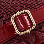 Sac à main bandoulière chic brillant et texturé Clara - image 18