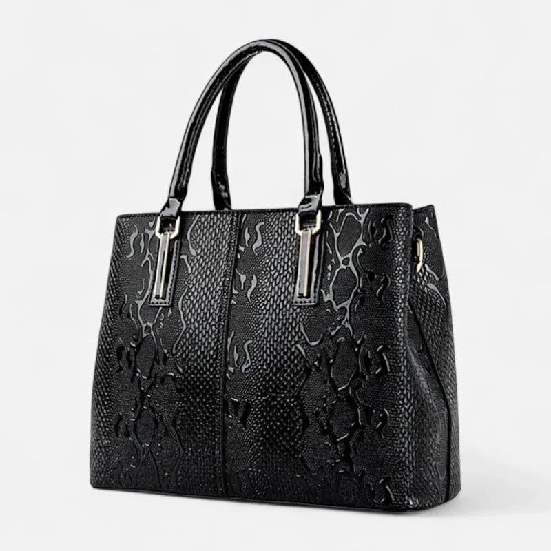 Sac à main bandoulière chic brillant et texturé Clara - image 25