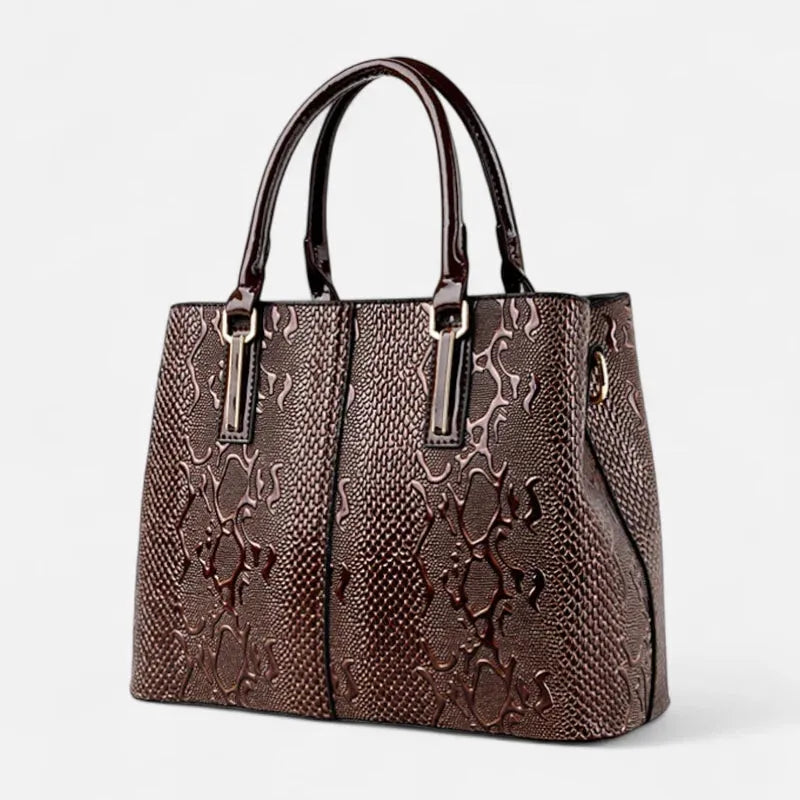 Sac à main bandoulière chic brillant et texturé Clara - image 28