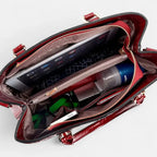 Sac à main bandoulière chic brillant et texturé Clara - image 4