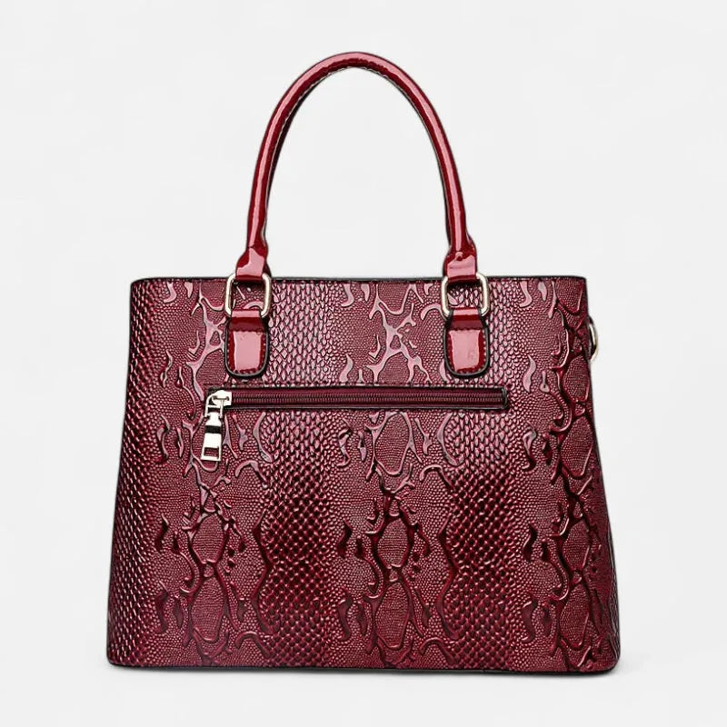 Sac à main bandoulière chic brillant et texturé Clara - image 8
