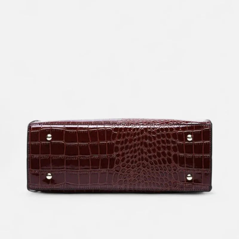 Sac à main bandoulière imitation croco Isabelle - image 10