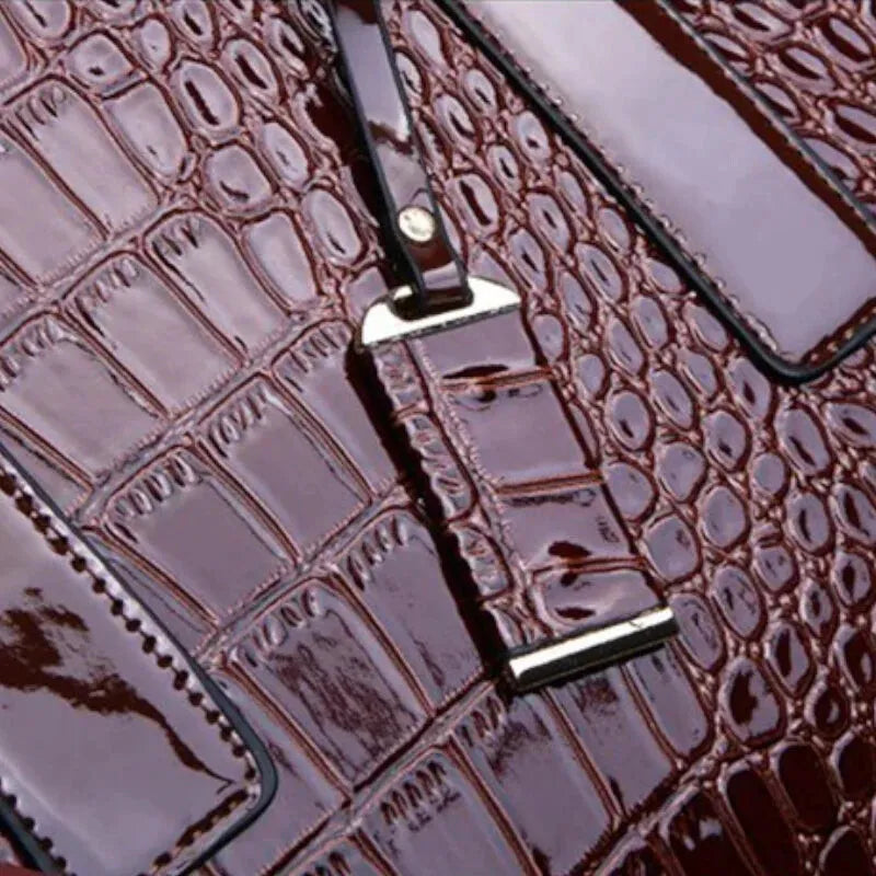 Sac à main bandoulière imitation croco Isabelle - image 11
