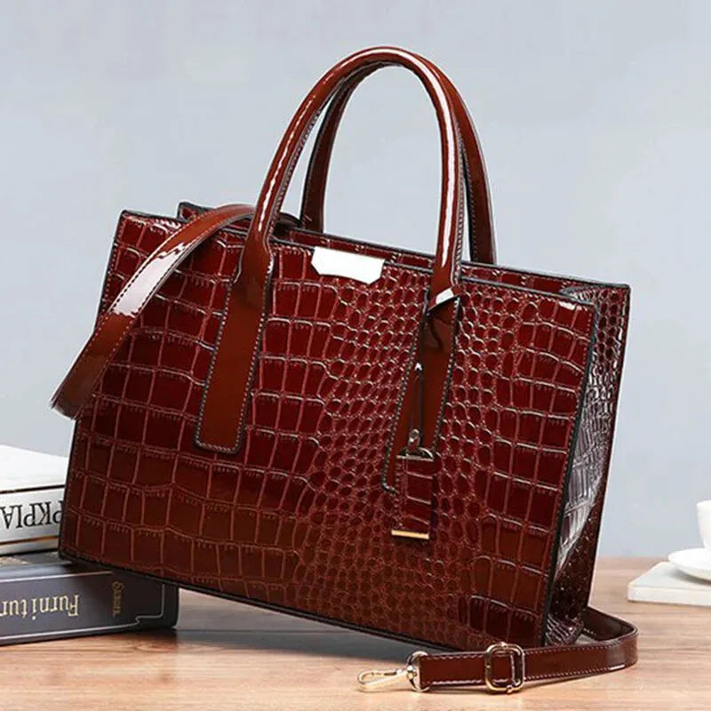 Sac à main bandoulière imitation croco Isabelle - image 15