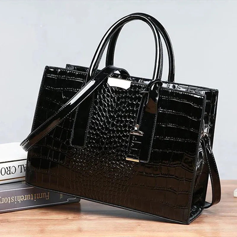 Sac à main bandoulière imitation croco Isabelle - image 22