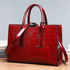 Sac à main bandoulière imitation croco Isabelle - image 24