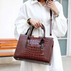 Sac à main bandoulière imitation croco Isabelle - image 2