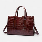 Sac à main bandoulière imitation croco Isabelle - image 4