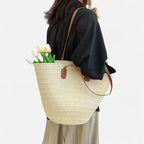 Sac à main cabas en paille Salomé - image 15