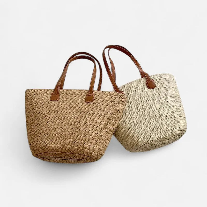 Sac à main cabas en paille Salomé - image 19