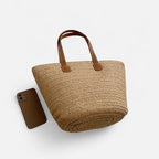 Sac à main cabas en paille Salomé - image 4