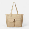 Sac à main cabas multipoches Clara - Beige - image 1