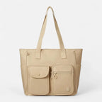 Sac à main cabas multipoches Clara - Beige - image 1