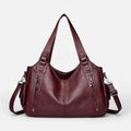 Grand sac à main de cours rétro souple à bandoulière Léonie - image 37