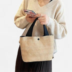 Sac à main en paille tressée Louna - image 16