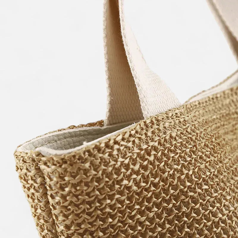 Sac à main en paille tressée Louna - image 7
