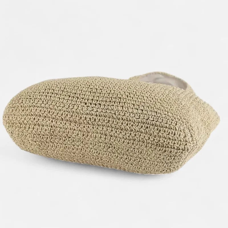 Sac à main hobo en paille Inès - image 7