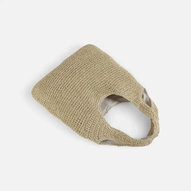 Sac à main hobo en paille Inès - image 8