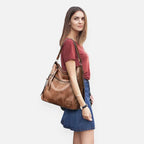 Sac à main hobo multipoches à bandoulière Eléna - image 13