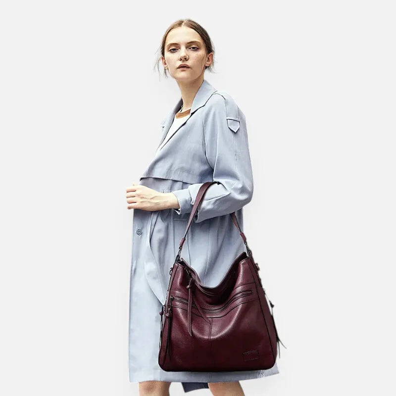 Sac à main hobo multipoches à bandoulière Eléna - image 15