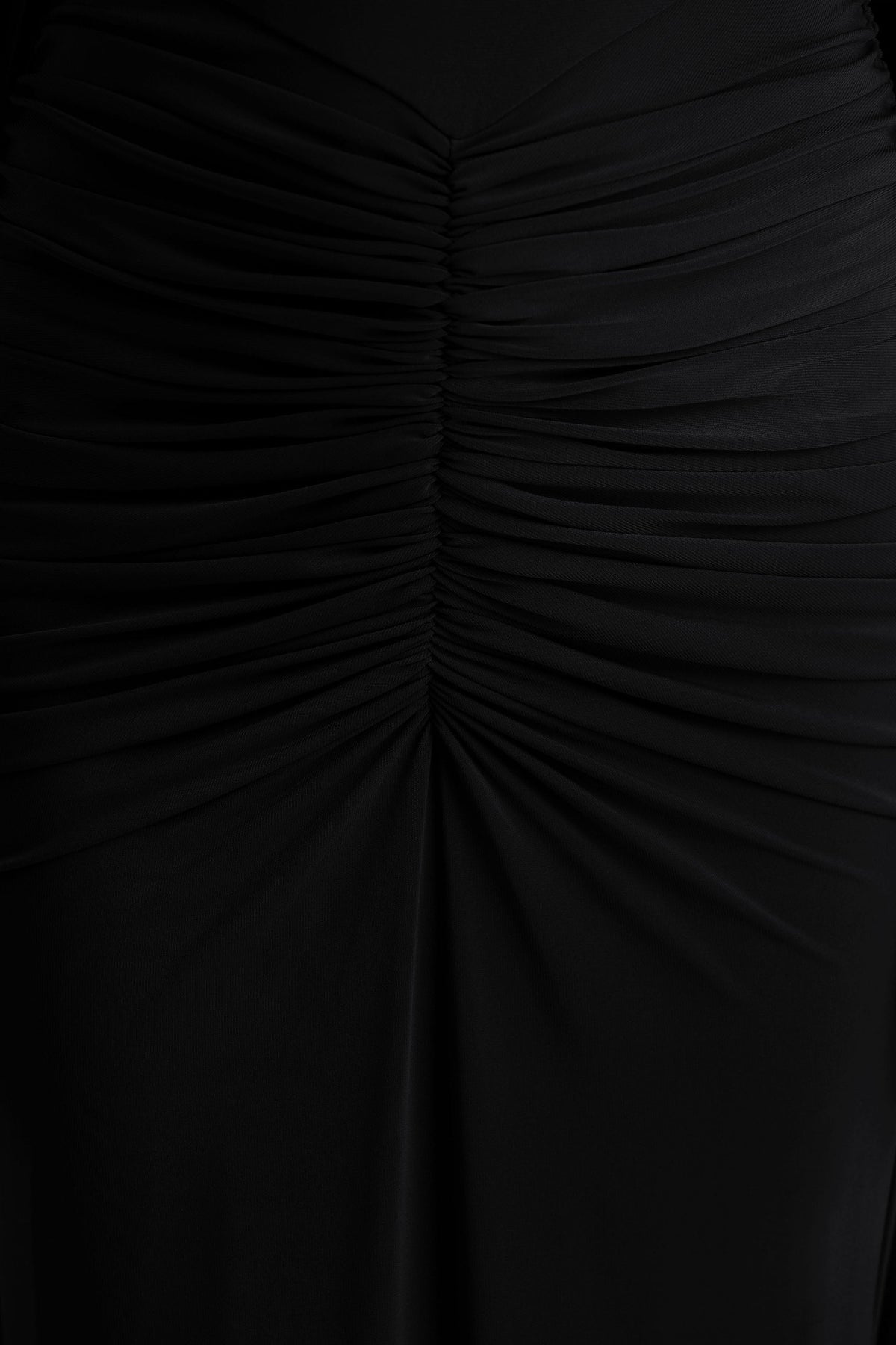 Robe longue Éléonore noir, vue produit 6