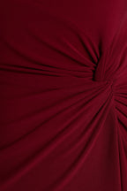 Robe longue Colette rouge cerise rouge cerise, vue produit 6