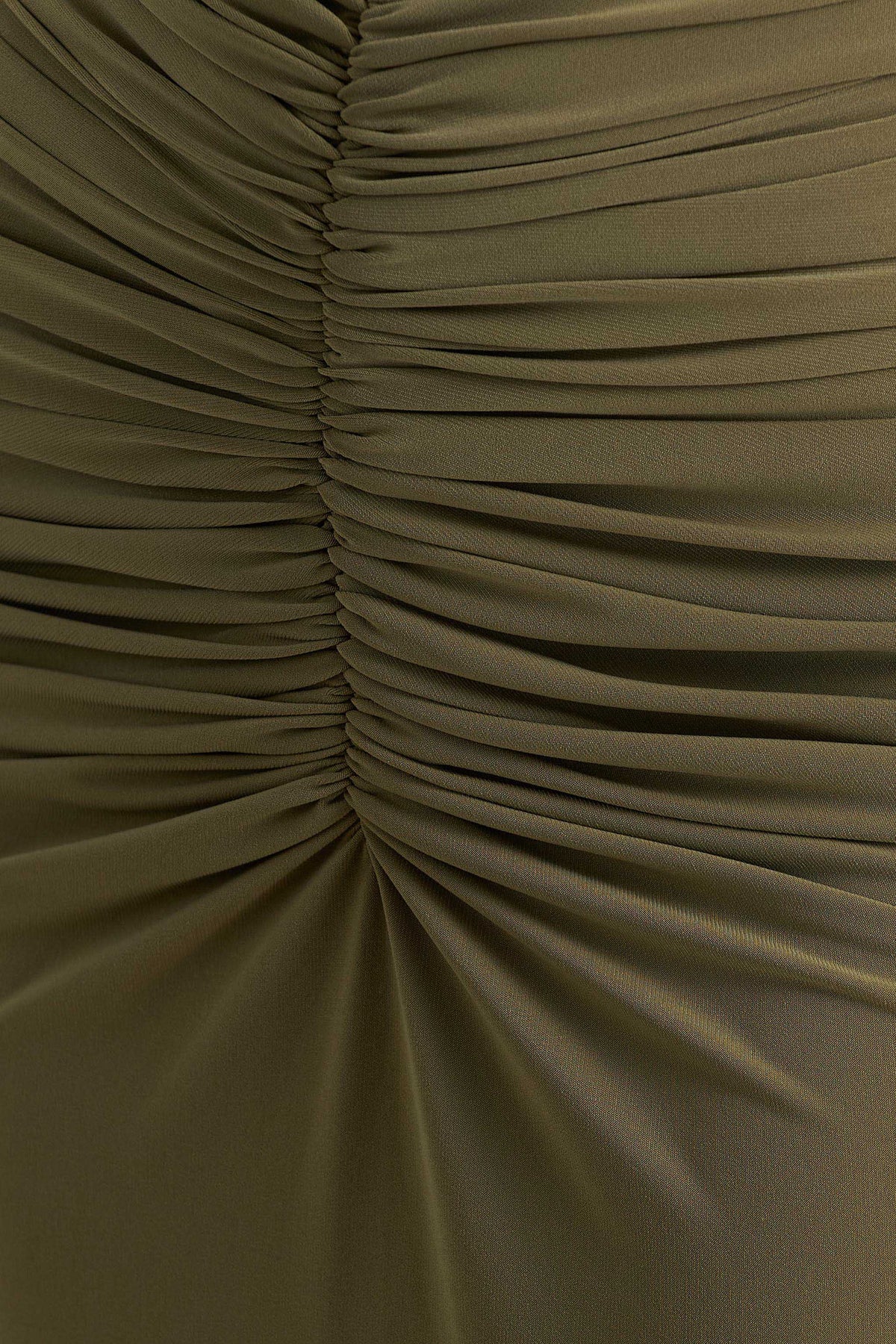 Robe longue Éléonore vert kaki, vue produit 6